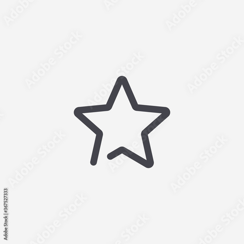 Star icon. Favorite symbol modern  simple  vector  icon for website design  mobile app  ui. Vector Illustration