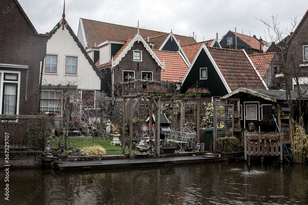 Jardín comunal en Volendam 