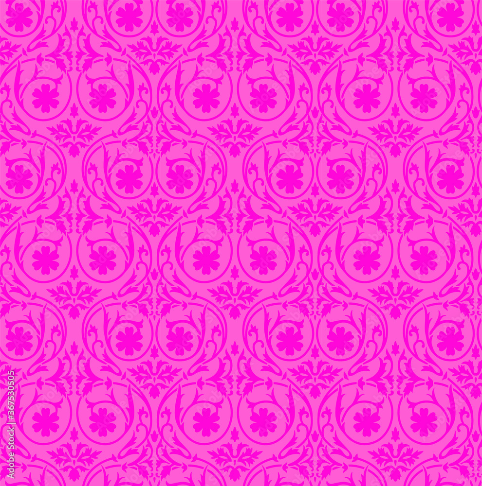seamless pattern with pink flowers seamless pattern with pink flowers