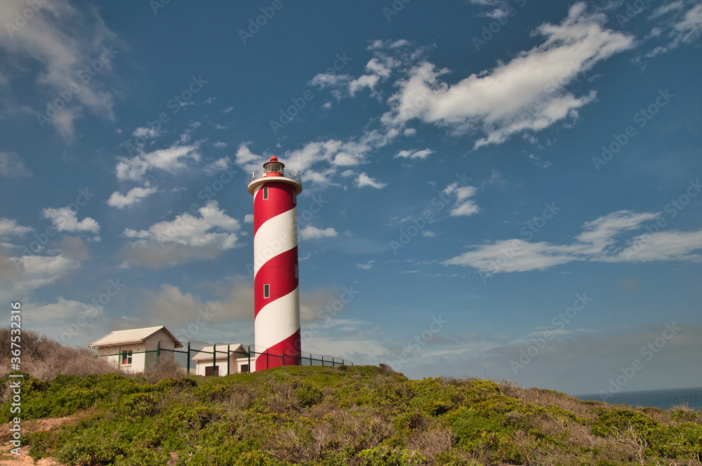 Lighthouse in Gouriukwa Reserve near Gouritzmond, Garden Route, Western Cape