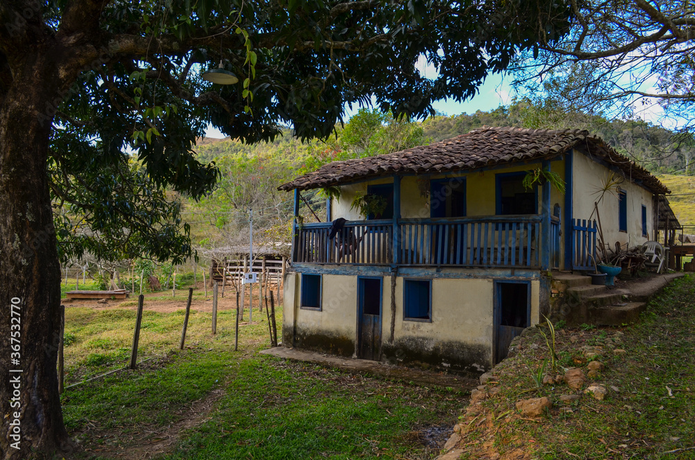 Ancient house at a small farm in countryside region of Brazil. Ancient house at a small farm in countryside region of Brazil.