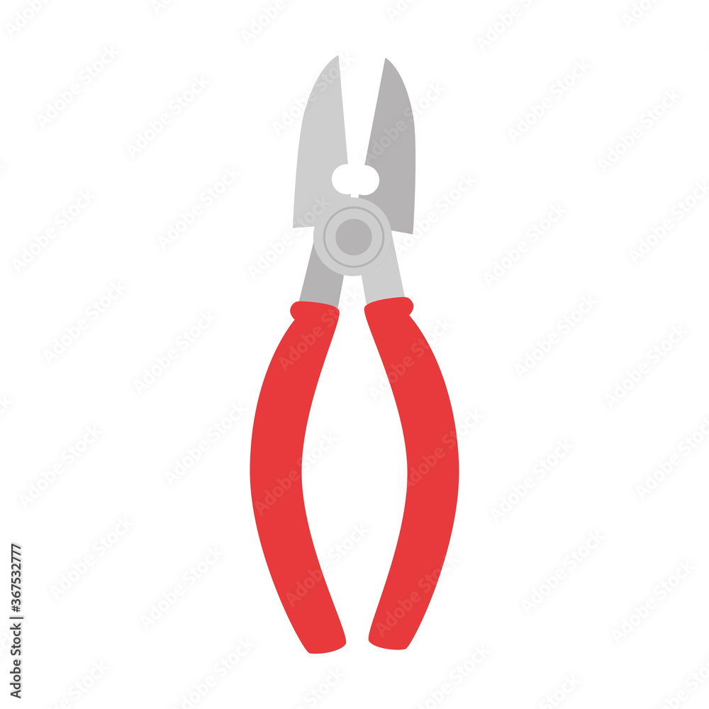 pliers tool construction, on white background vector illustration design pliers tool construction, on white background vector illustration design