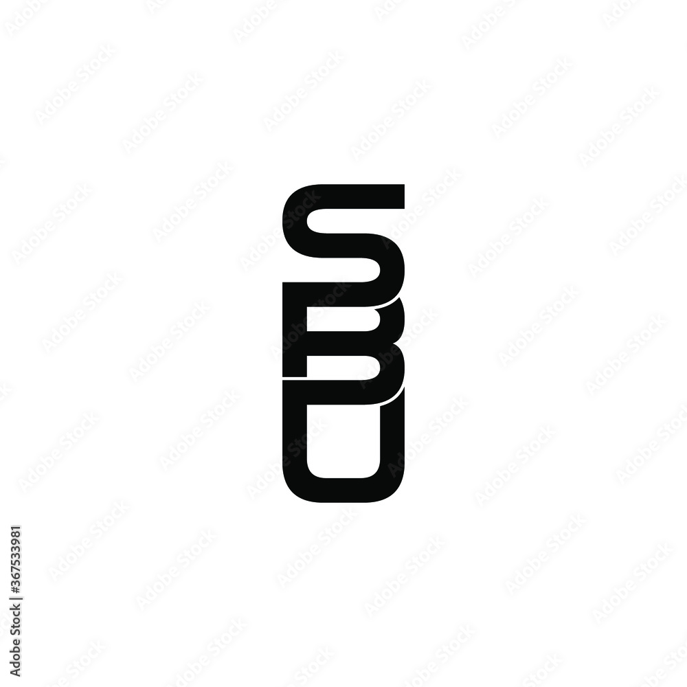 sbu letter original monogram logo design sbu letter original monogram logo design