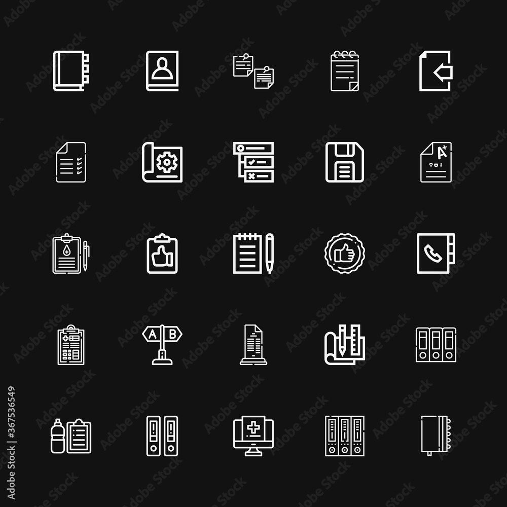 Editable 25 clipboard icons for web and mobile Editable 25 clipboard icons for web and mobile