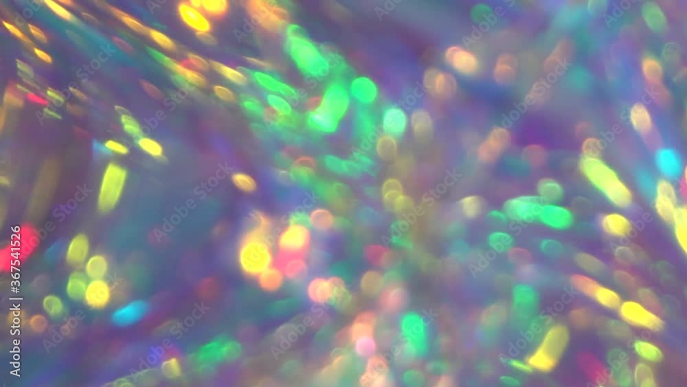 Multicolor reflections. Abstract holographic iridescent neon background