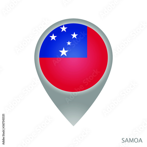 Map pointer with flag of Samoa. Samoa pointer map isolated icon. Vector Illustration Free Download Map pointer with flag of Samoa. Samoa pointer map isolated icon. Vector Illustration - GFXLoad
