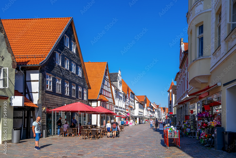 Altstadt von Lemgo, Deutschland 