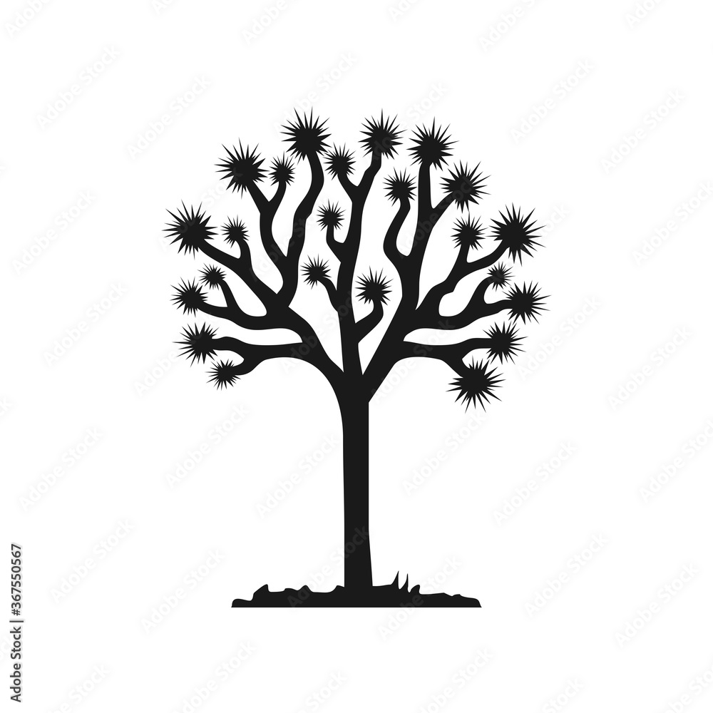 Photo &amp; Art Print Joshua tree vector isolated, kusumai