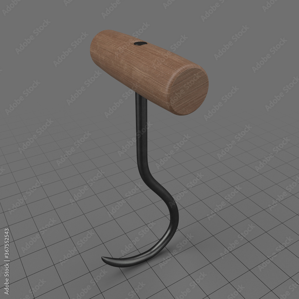 Meat hook Stock 3D アセット | Adobe Stock