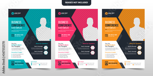 Creative Corporate and Business Conference Flyer Template Design
