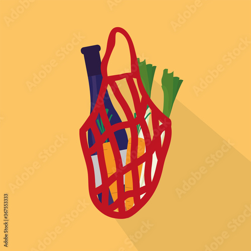 Shopping basket icon. Groceries icons. Market basket - Vector