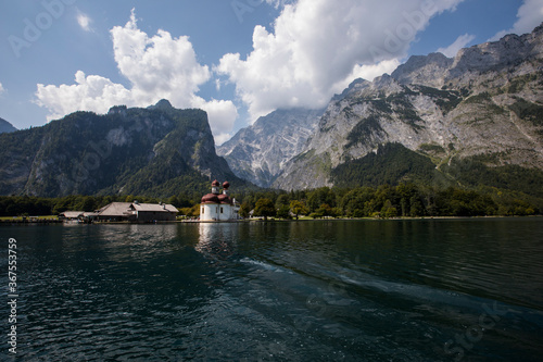 Summer scene in Konigsee lake, Bavaria, South Germany. Europe © Alberto Gonzalez 