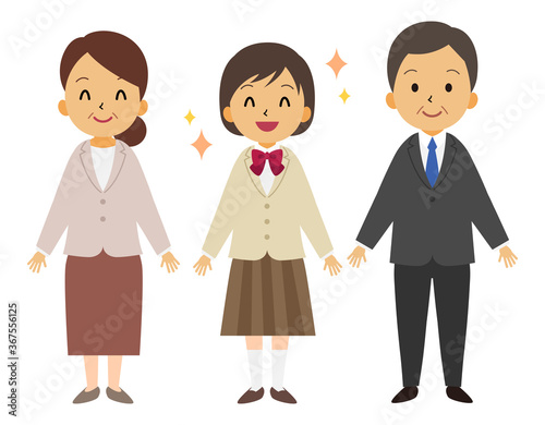 新高校生の親子