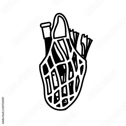 Shopping basket icon. Groceries icons. Market basket - Vector