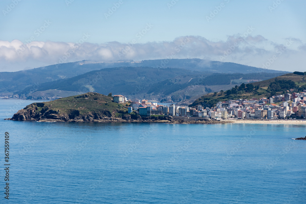 Malpica, a fishermen town located in A Coruña, Galicia. Summer holidays 2020 in Spain. Malpica, a fishermen town located in A Coruña, Galicia. Summer holidays 2020 in Spain.