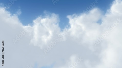 blue sky with clouds