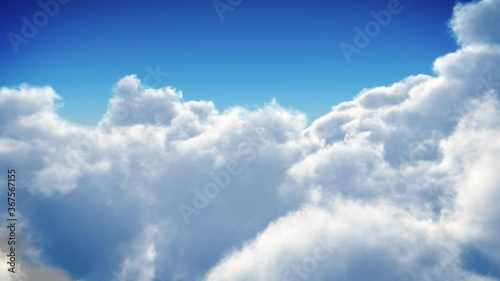 blue sky with clouds