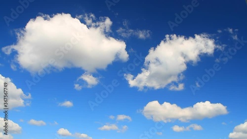 blue sky with white clouds