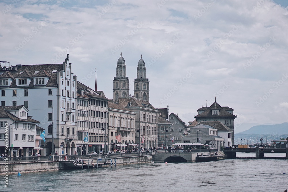 Fototapeta premium view of ghent belgium