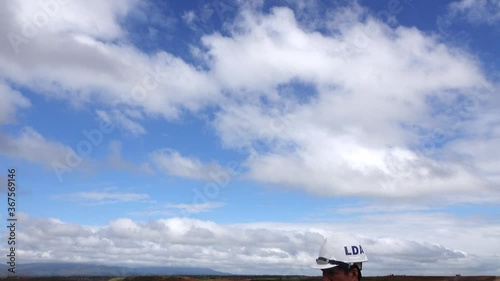 blue sky with clouds