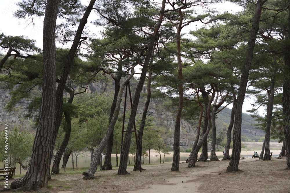 Beautiful scenery of the historic Old Town Andong in South Korea Beautiful scenery of the historic Old Town Andong in South Korea
