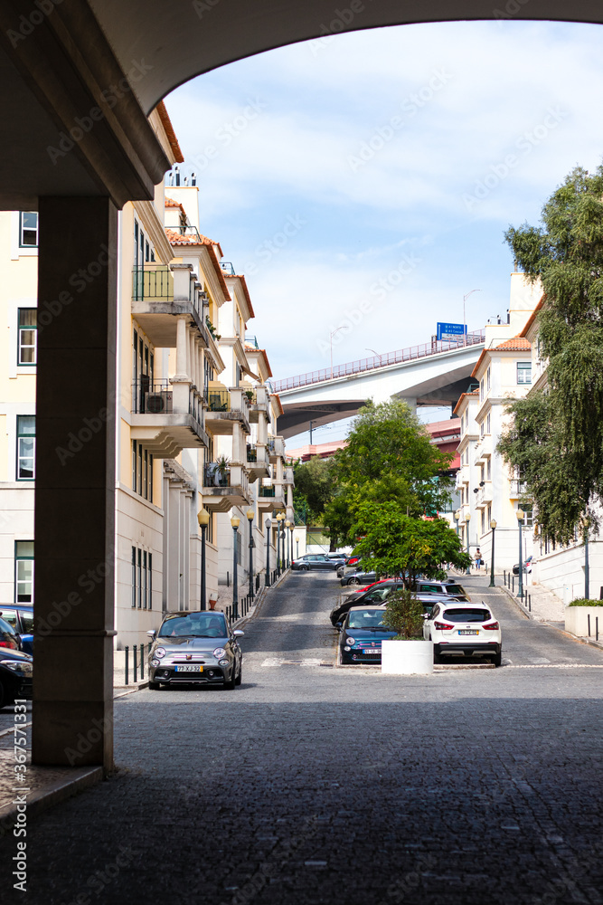 Obraz premium street in the city