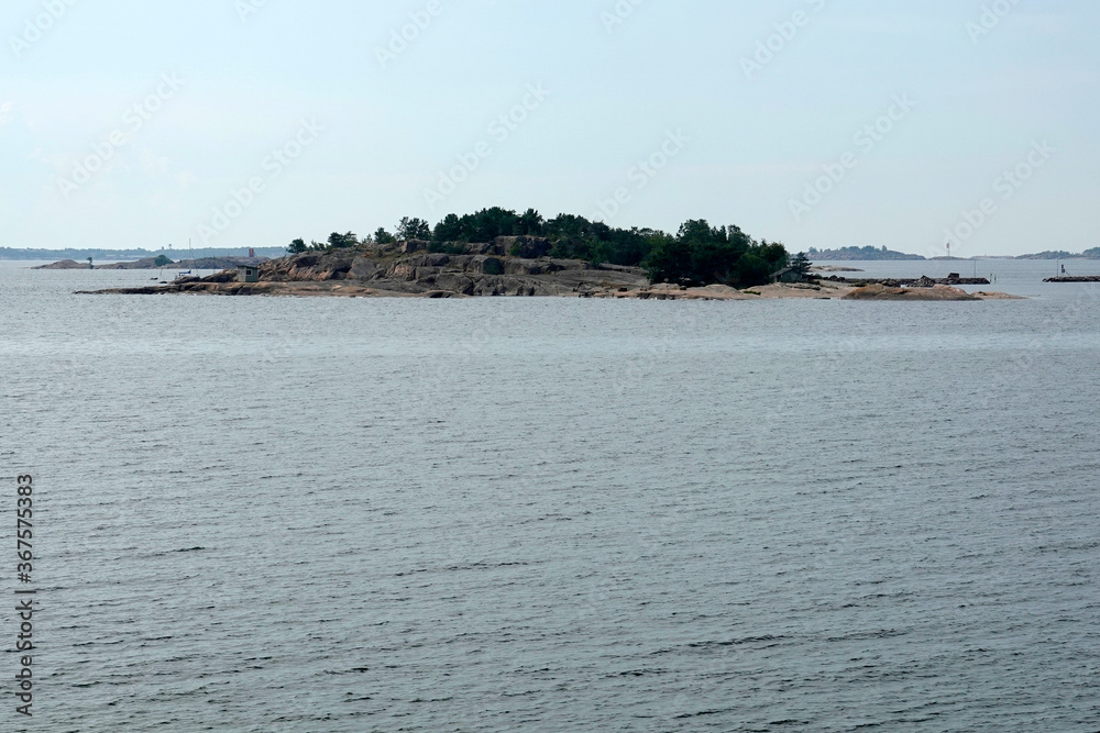 Rocky island near Hanko, Finland