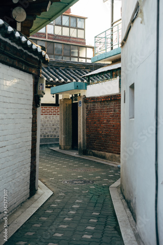 Photography Alley in an old district of Seoul