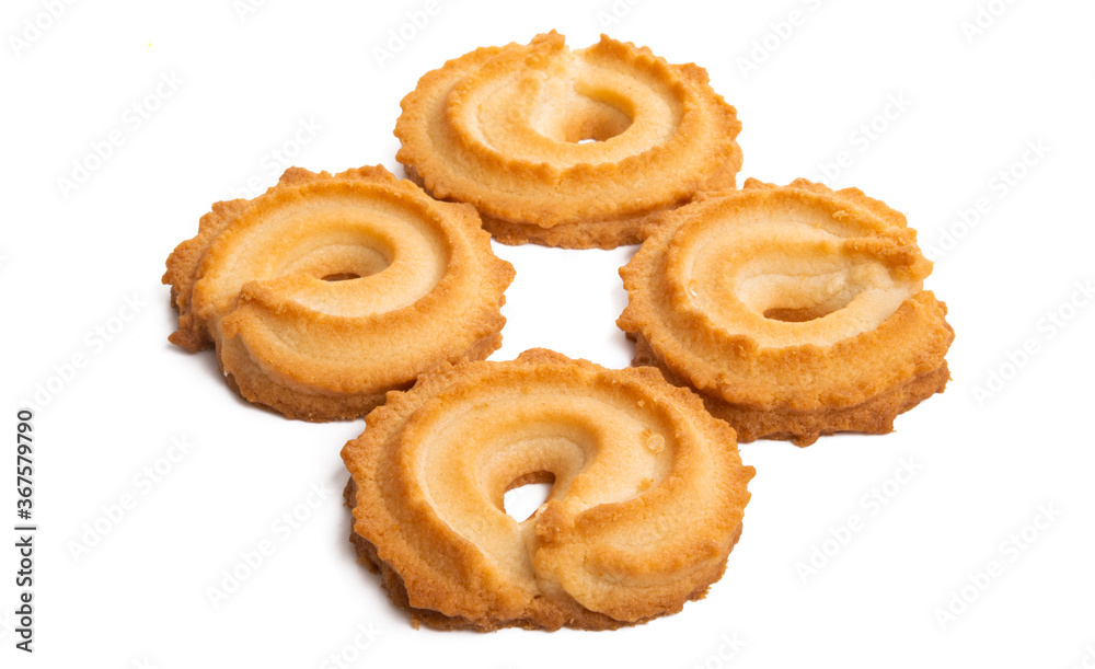 christmas butter cookies isolated christmas butter cookies isolated