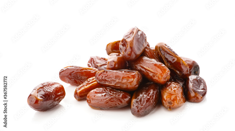 Dates isolated on white background Dates isolated on white background