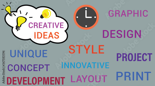 Graphic design concept