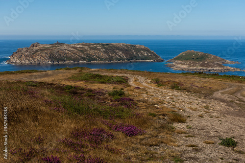 The Sisargas, two islands in the seashore of A Coruña, Galicia. Summer 2020 holidays.
