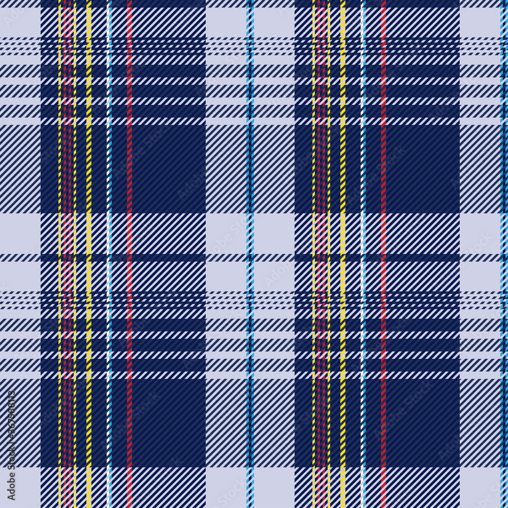 Checkered classical pattern tartan.
