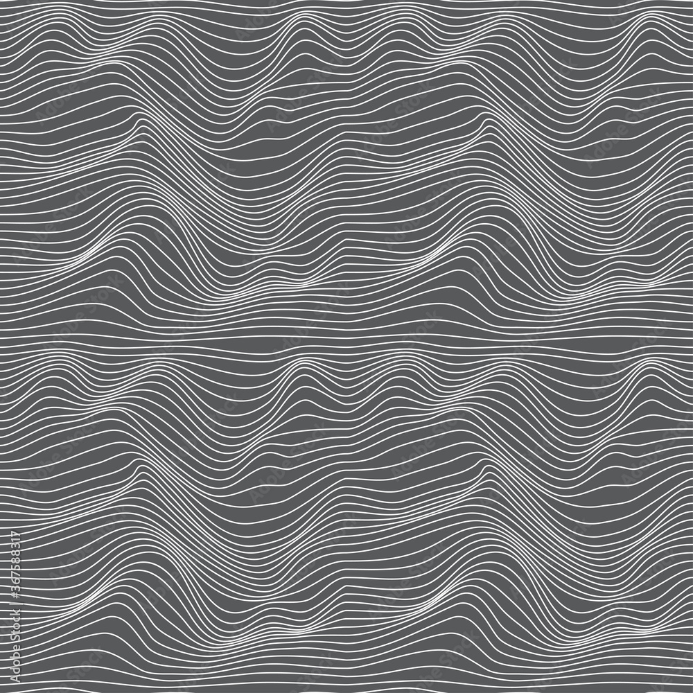 Wavy linear texture. Wavy linear texture.