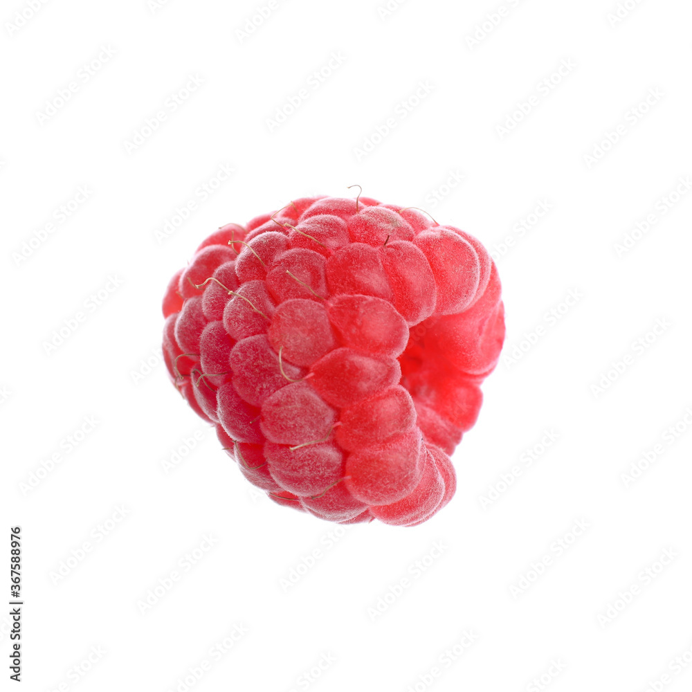 Delicious fresh ripe raspberry isolated on white Delicious fresh ripe raspberry isolated on white