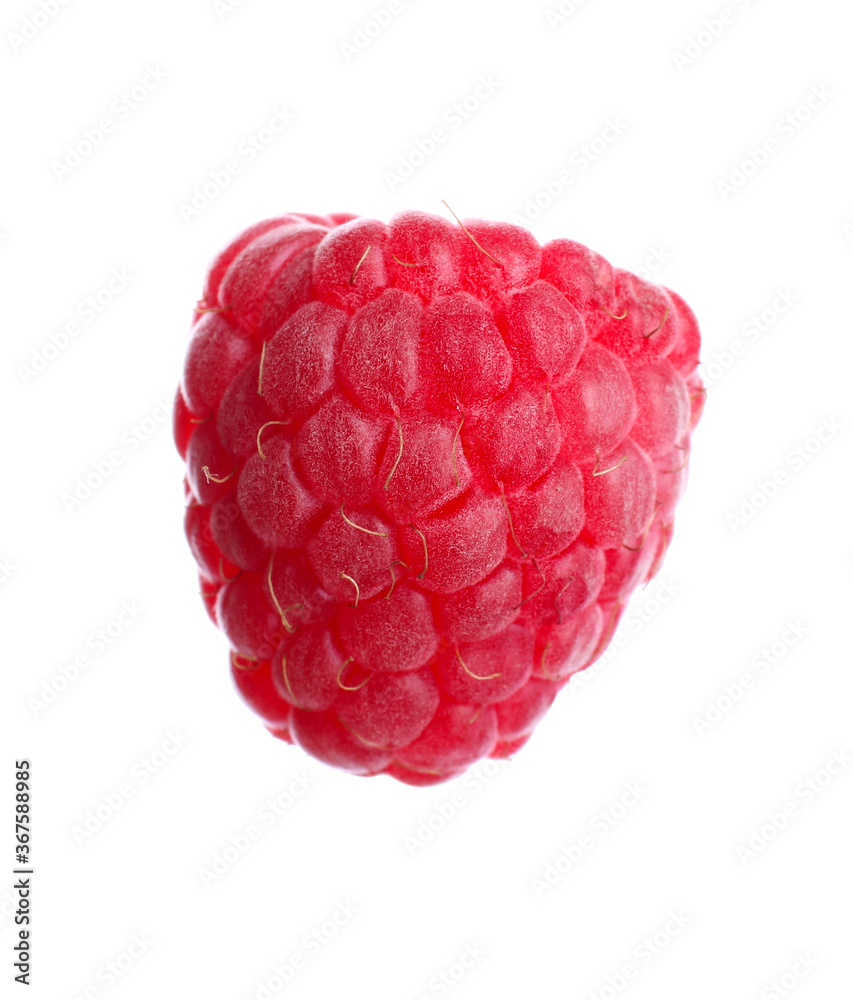 Delicious fresh ripe raspberry isolated on white Delicious fresh ripe raspberry isolated on white