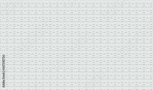 White geometric background. Paper with embossed effect texture