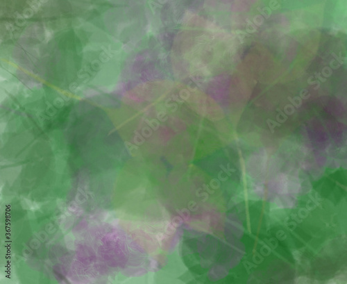 Abstract Green and Purple Background