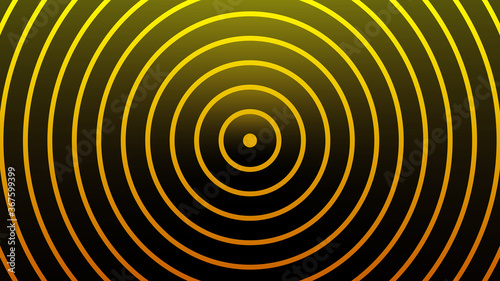 Yellow and black gradient circle wallpapers  Background image.