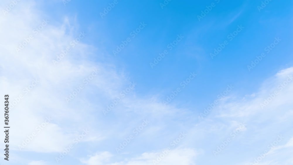 4K Time lapse, beautiful sky with clouds background, Sky with clouds weather nature cloud blue, Blue sky with clouds and sun, Clouds At Sunrise.Tropical area Bright, Phuket, Thailand.