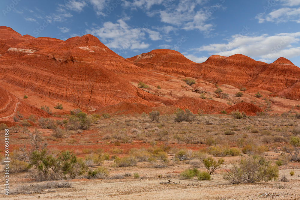 Geological formations in the Aktau Mountains, Kazakhstan Geological formations in the Aktau Mountains, Kazakhstan
