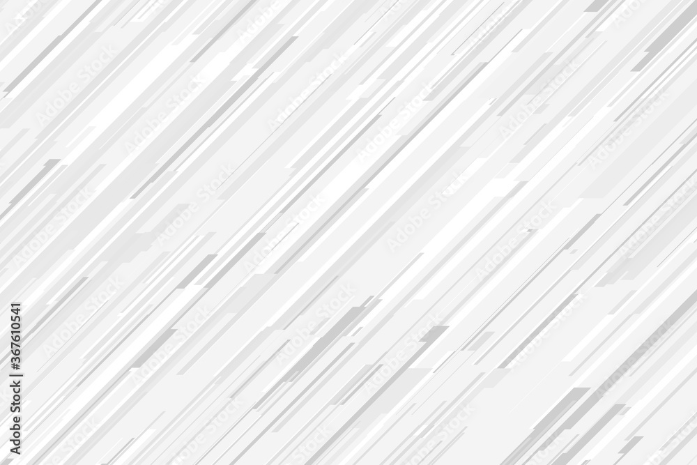 Abstract white striped line background, vector illustration Colorless monocrome contrast.