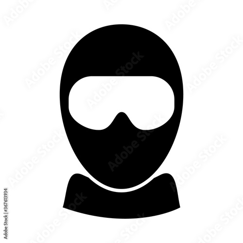 protest helmet silhouette style icon vector design