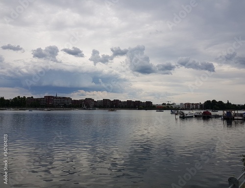 clouds over the river © Gernot