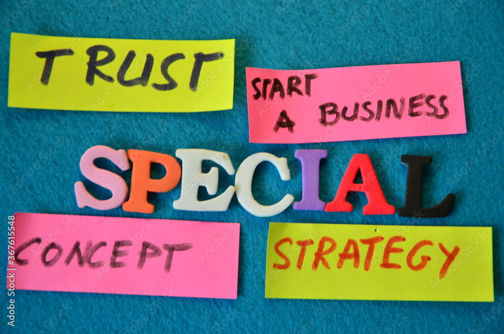 Obraz premium SLOWO SPECIAL