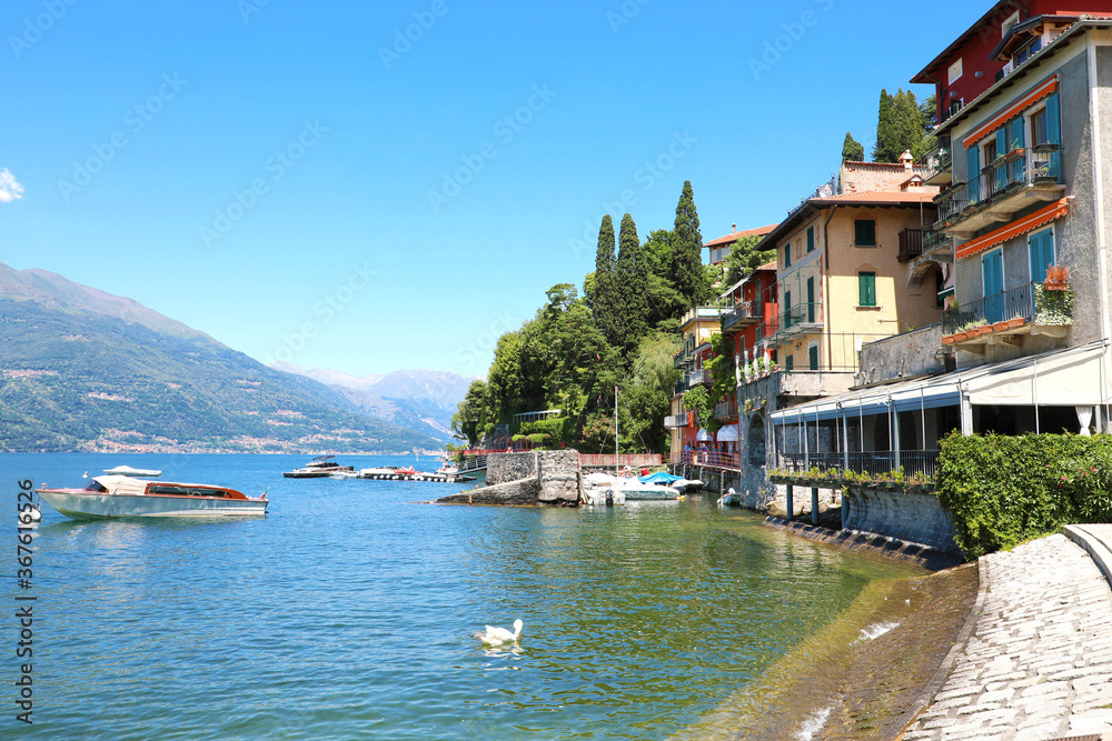 Varenna village on Lake Como, Italy