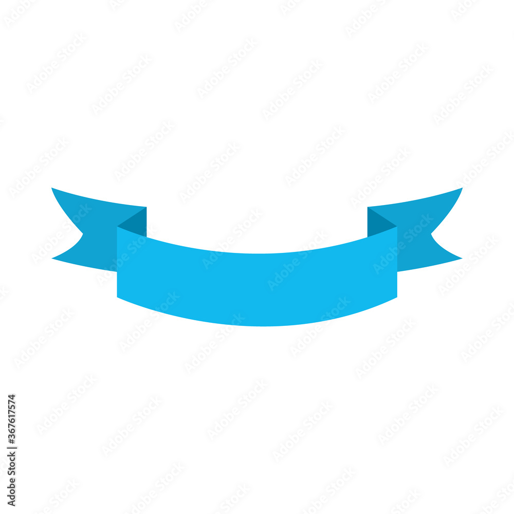 decorative ribbon icon, flat style decorative ribbon icon, flat style