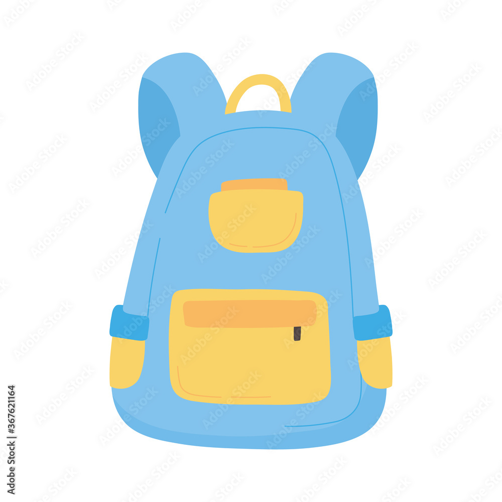 school education backpack isolated icon design white background school education backpack isolated icon design white background