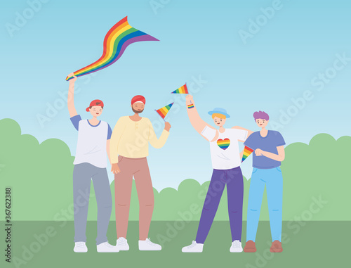 LGBTQ homosexual relationships a diverse community, gay parade sexual discrimination protest