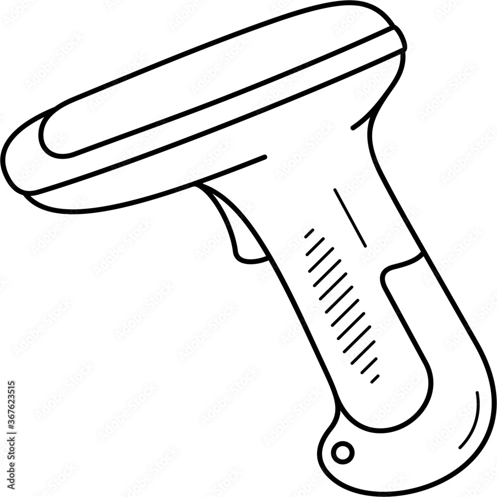 Obraz premium Laser barcode scanner